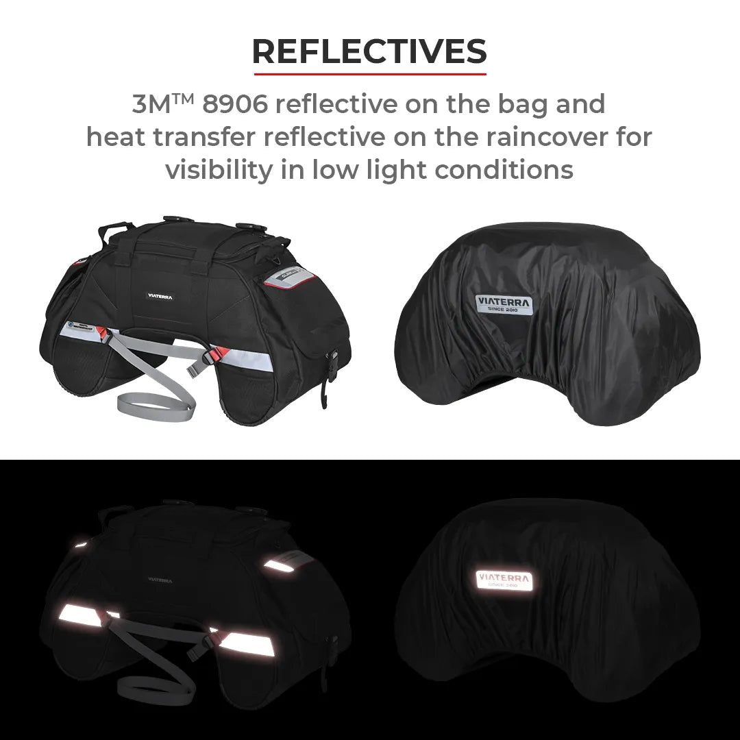 ViaTerra Claw Mini 100% Waterproof motorcycle tailbag Universal