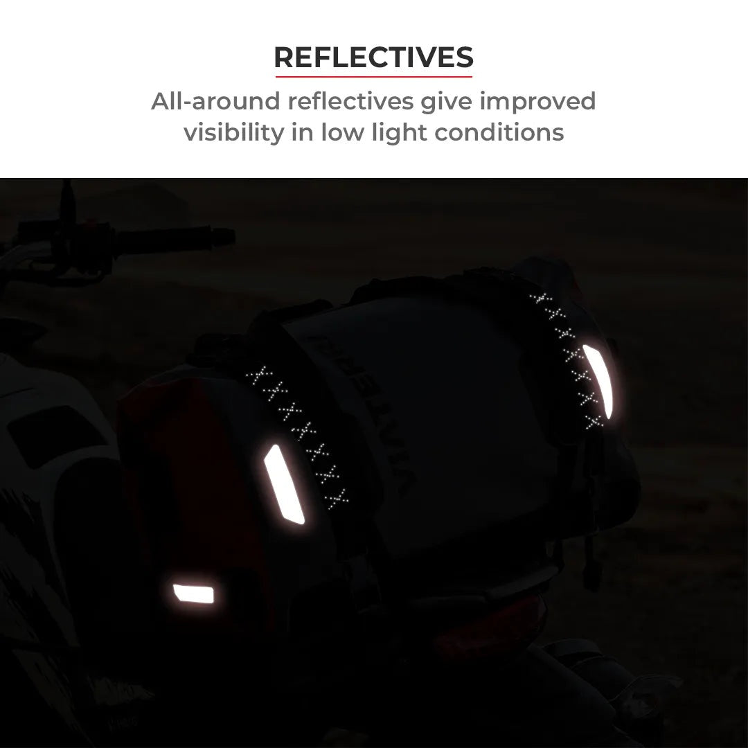 ViaTerra DryBag 40L 100% Waterproof Motorcycle Tailbag Universal