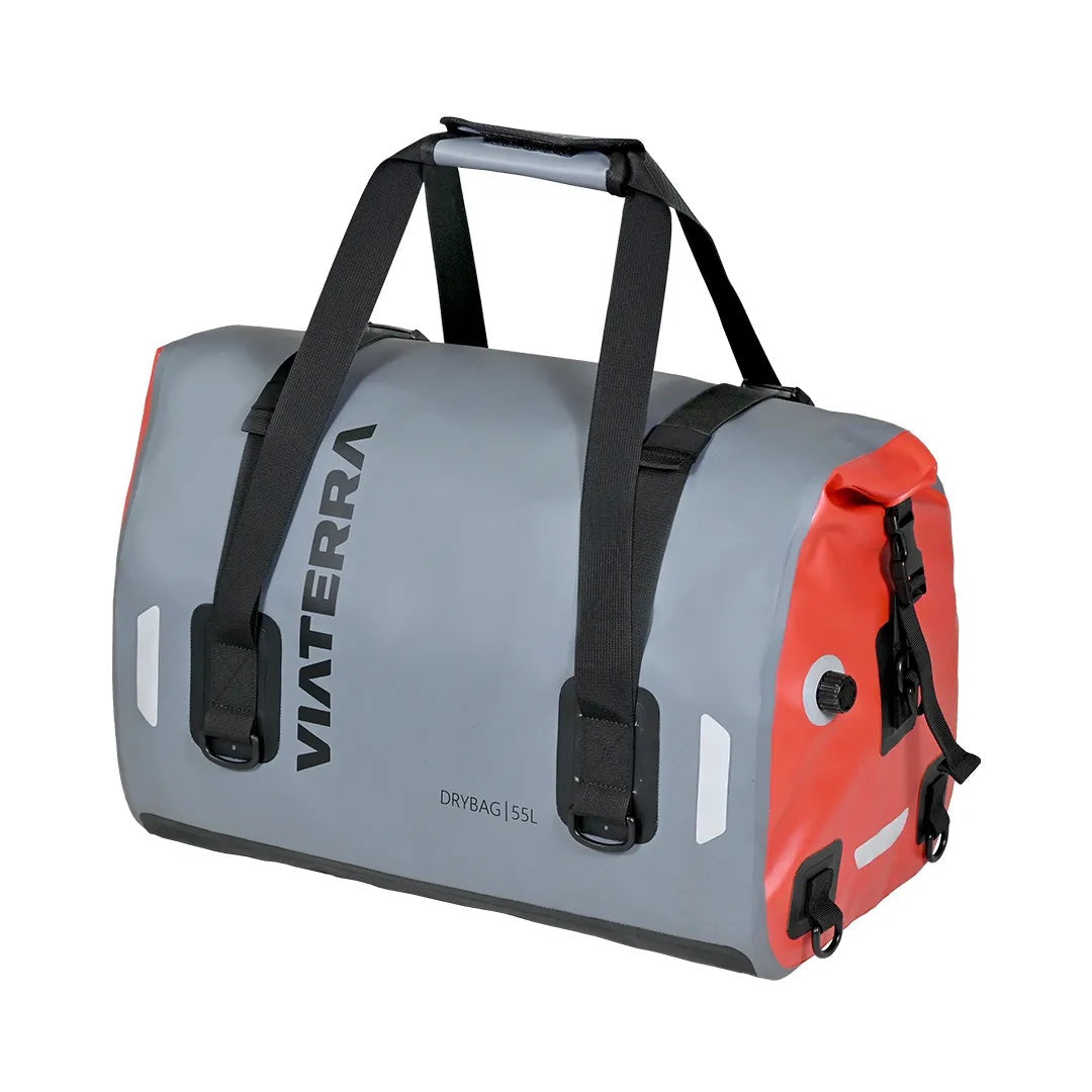 ViaTerra DryBag 55L 100% Waterproof Motorcycle Tailbag Universal