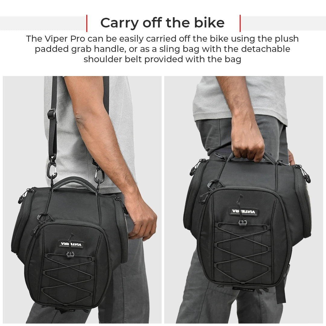 ViaTerra Viper Pro Motorcycle Tank Bag Universal