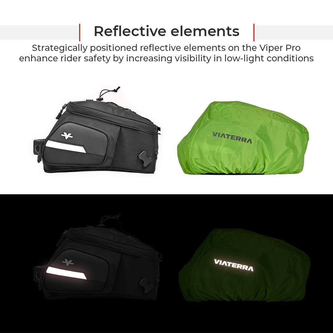 ViaTerra Viper Pro Motorcycle Tank Bag Universal