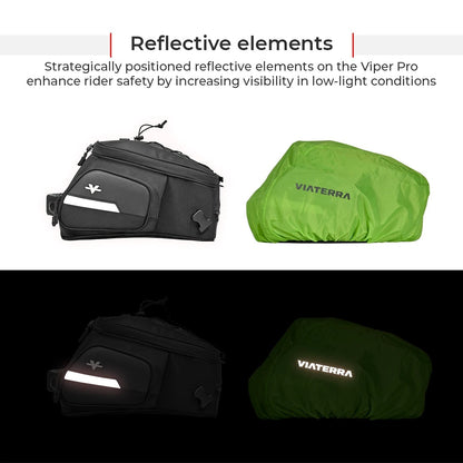 ViaTerra Viper Pro Motorcycle Tank Bag Universal