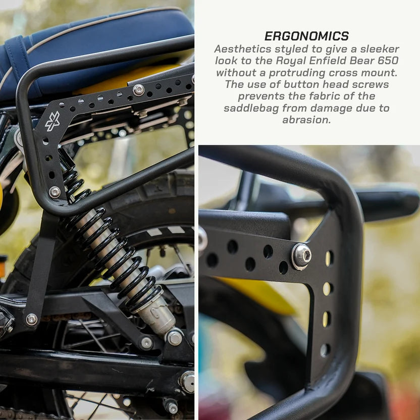 Viaterra Saddlebag Rack For Royal Enfield Bear 650