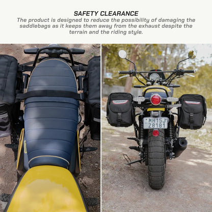 Viaterra Saddlebag Rack For Royal Enfield Bear 650