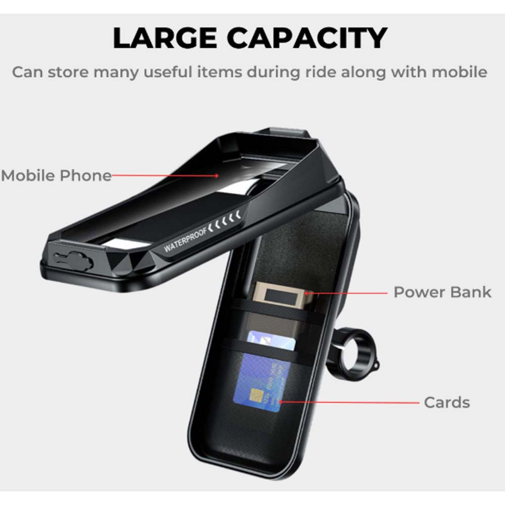 Waterproof Phone Holder/Mobile Holder with Touch Screen M30A For Universal Motercycle & Scooter