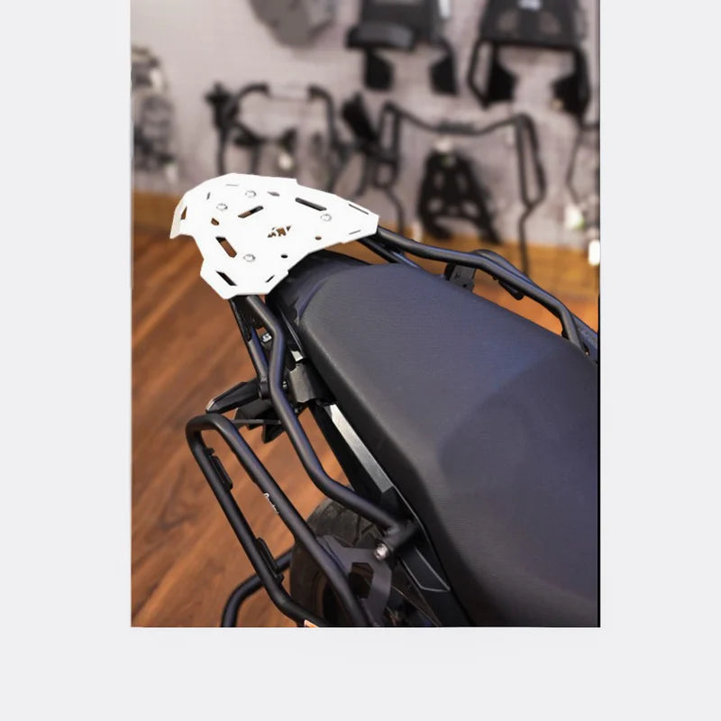 Legundary Honda NX 500 Atlas Luggage Carrier Silver With Backrest