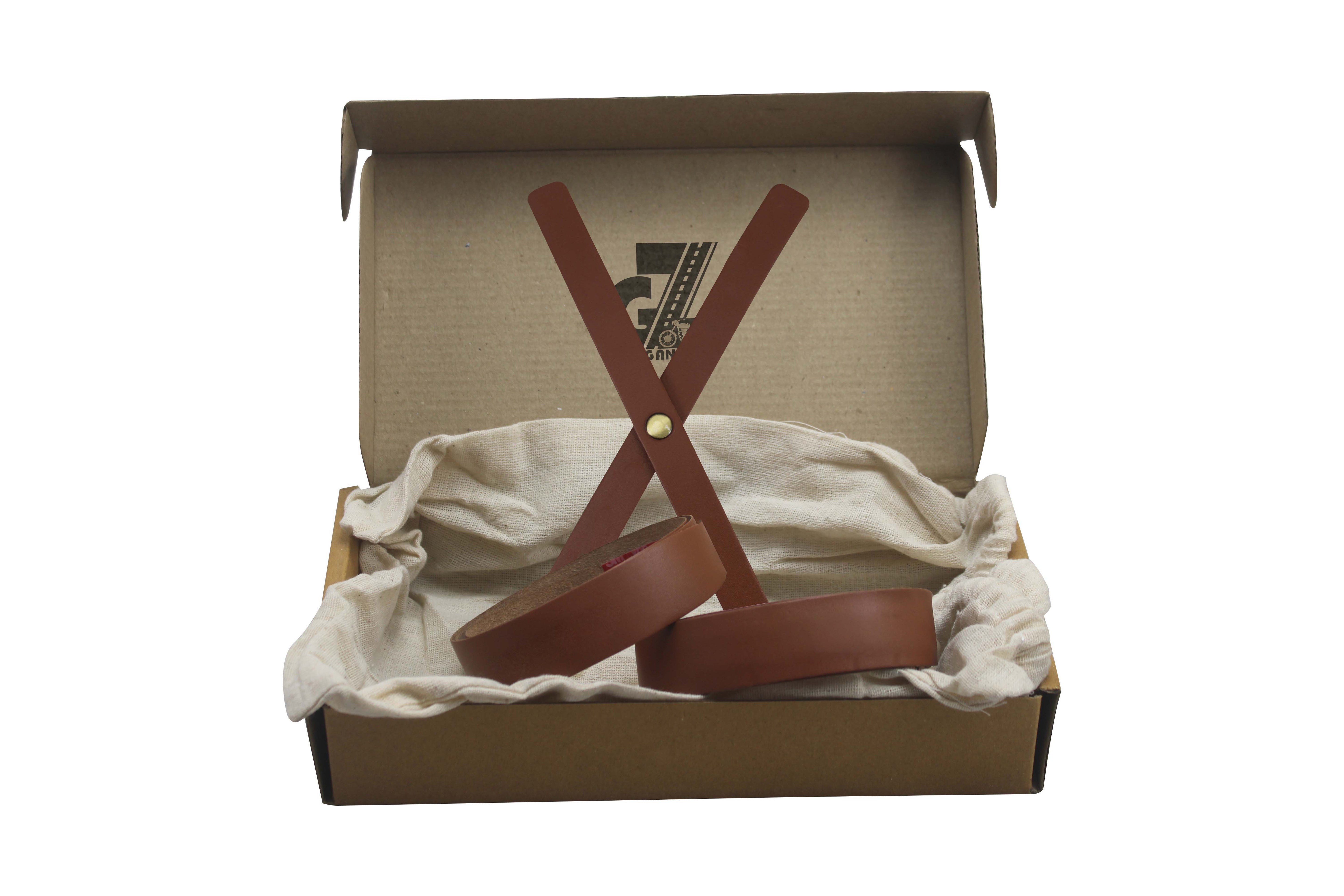 Tan Genuine Leather Sticker Head Lamp X & Handgrip Straps Pair Compatible With Royal Enfield Himalayan 411,Scram 411/440,New Himalayan,Guerrilla 450