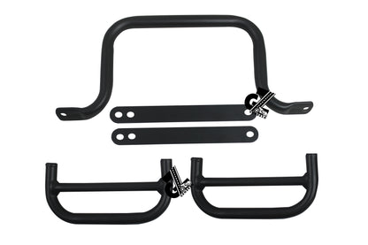 Black Saddle Stay Pair Right & Left Compatible with Royal Enfield Bear 650