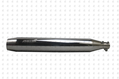 Silver Stallion Performance Ranger Exhaust Silencer Silver For BSA Goldstar 650