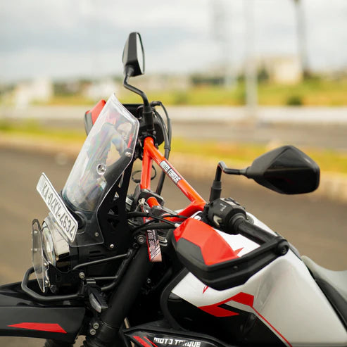 MOTO TORQUE HANDLE BAR (RED) INCLUDING CLUTCH CABLE FOR XPULSE 210