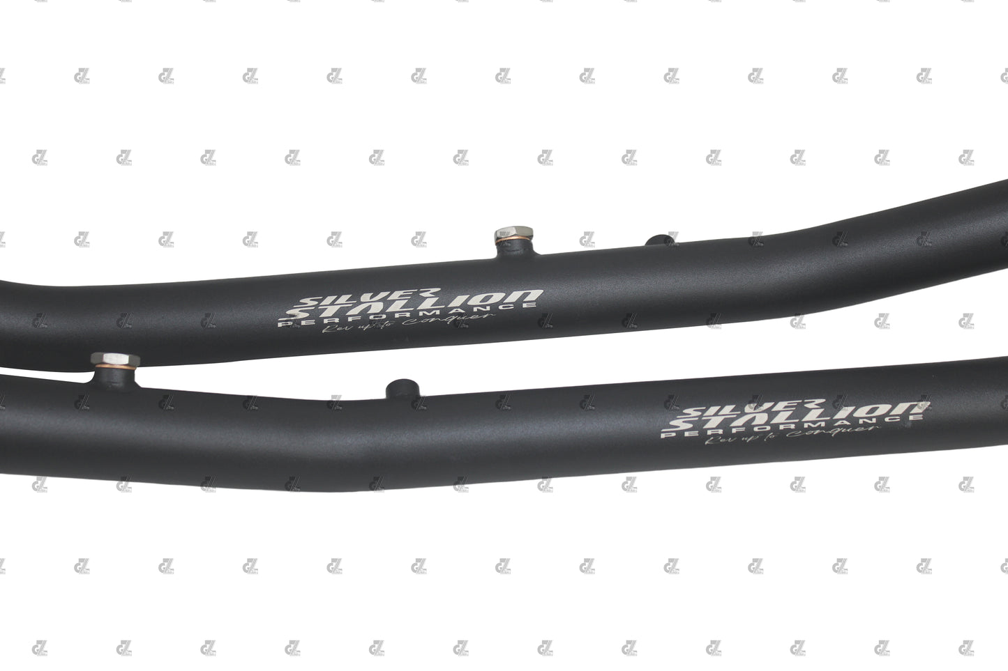 SILVER STALLION PERFORMANCE BEND PIPES BLACK FOR ROYAL ENFIELD INTERCEPTOR / GT 650