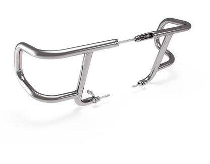 Royal Enfield Silver Airfly Evo Engine Guards - (Stainless Steel) For Bullet 650, Classic 650, Super Meteor 650 And Shotgun 650