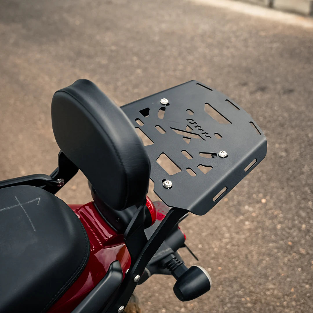 MOTO TORQUE BACK CARRIER WITH BACK REST For HARLEY 440X