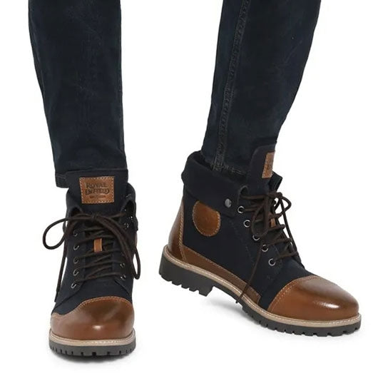 Royal Enfield Kargil Riding Boots Navy