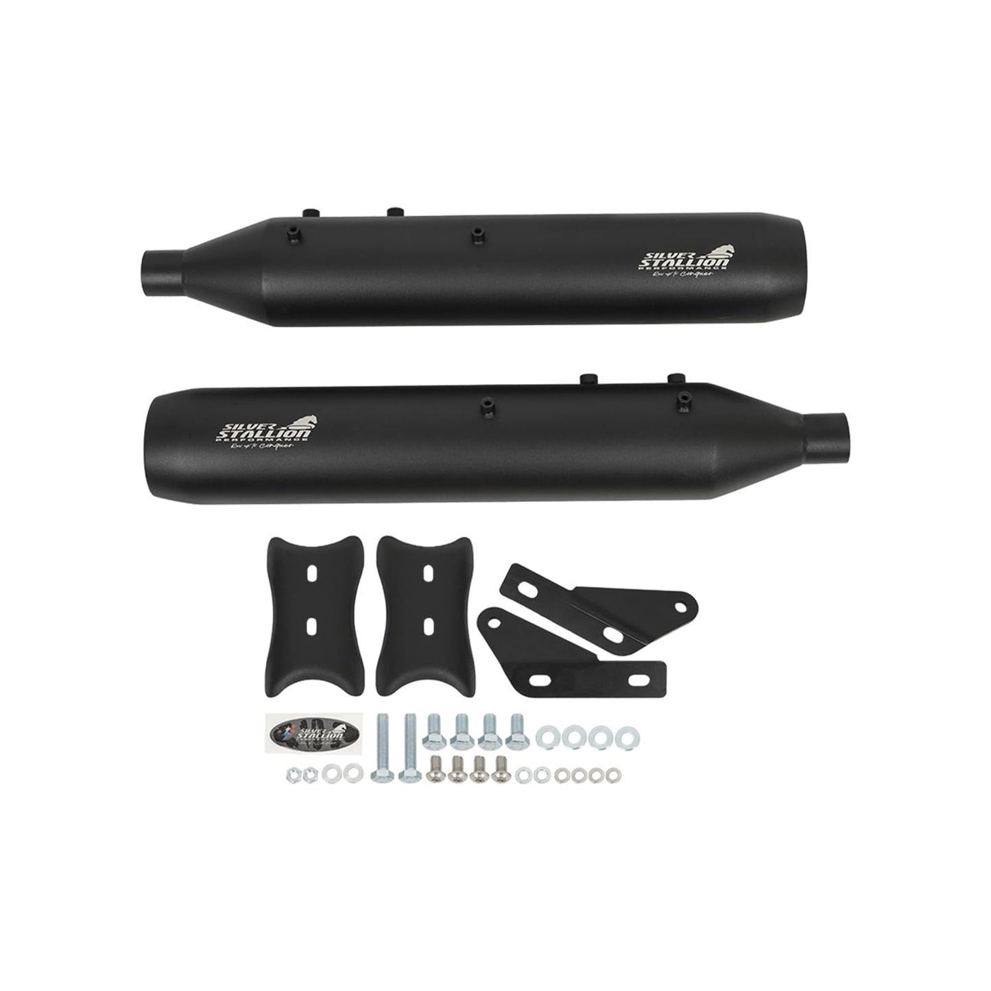 Silver Stallion Performance Silencer Exhaust Matt Black For Shotgun 650