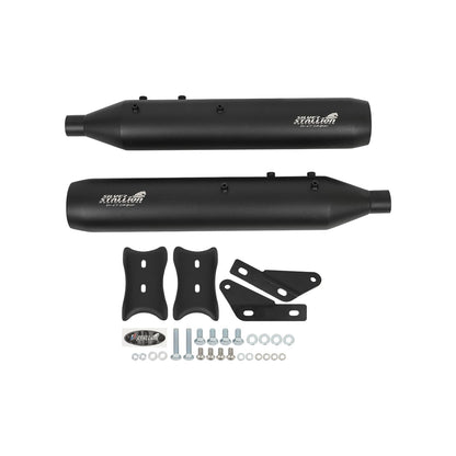 Silver Stallion Performance Silencer Exhaust Matt Black For Shotgun 650