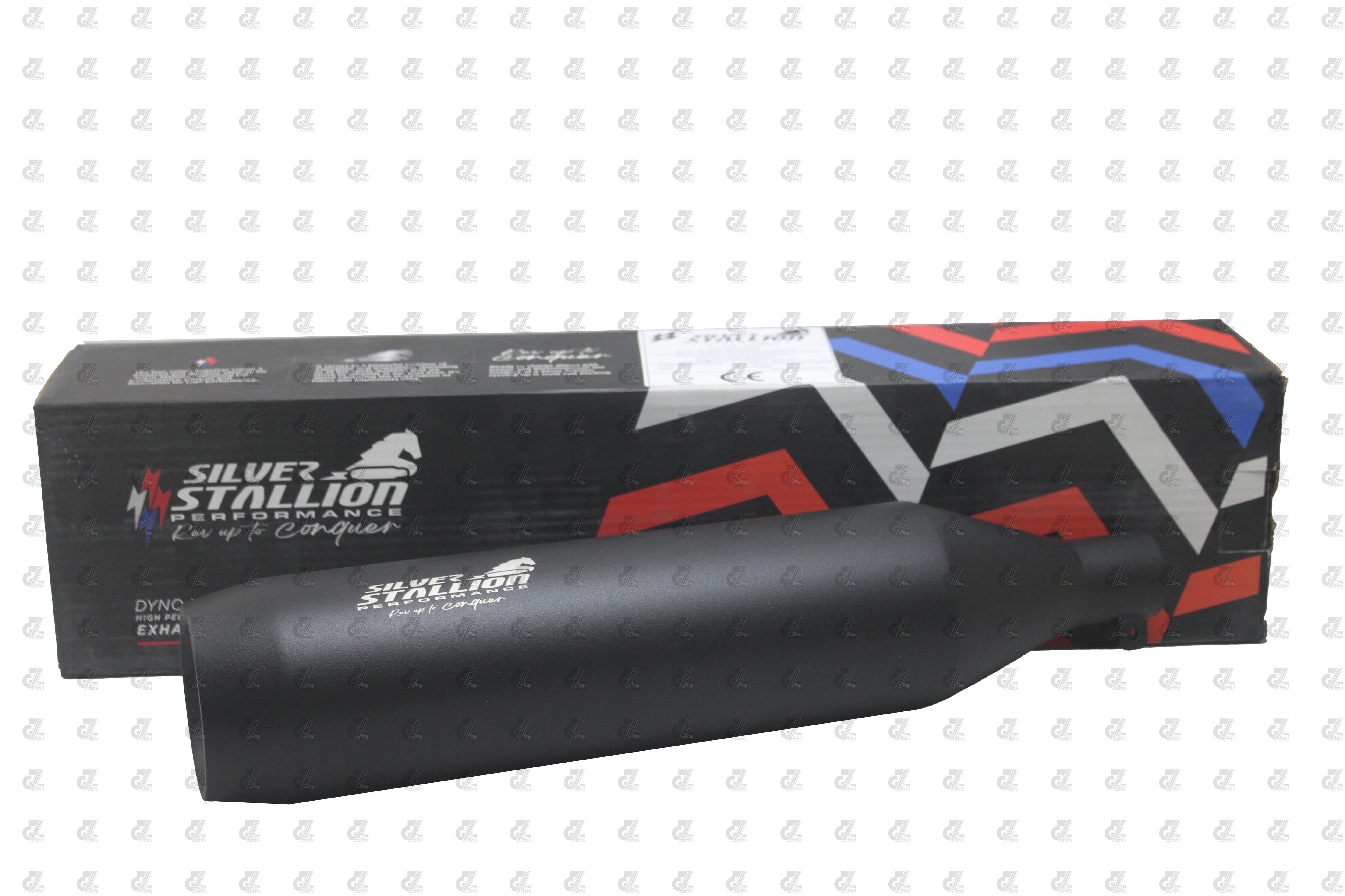 Silver Stallion Performance Silencer Exhaust Sporty  Black For Royal Enfield Meteor & New Classic 350