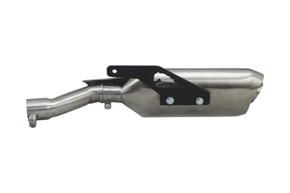 Silver Stallion Performance Silencer Exhaust (BLAZE PLUS) BRUSHED For Triumph speed 400/T4 & Scrambler 400x/XC